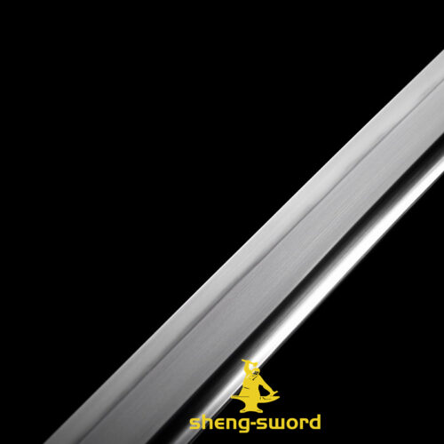 High Class Japanese Samurai Katana Clay Tempered L6 Steel Full Tang Blade Sword wintersweet Kashirae