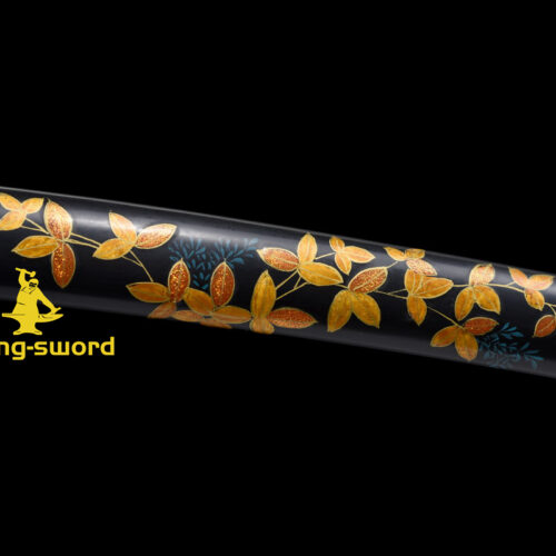 High Class Japanese Samurai Katana Clay Tempered L6 Steel Full Tang Blade Sword wintersweet Kashirae