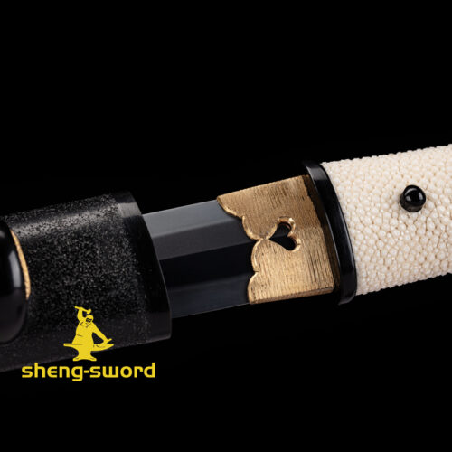 handmade japanese tsurugi ken sword tamahagane blade tanto sword