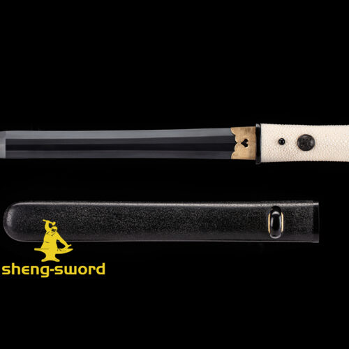 handmade japanese tsurugi ken sword tamahagane blade tanto sword
