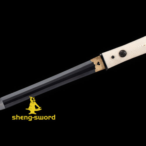 handmade japanese tsurugi ken sword tamahagane blade tanto sword