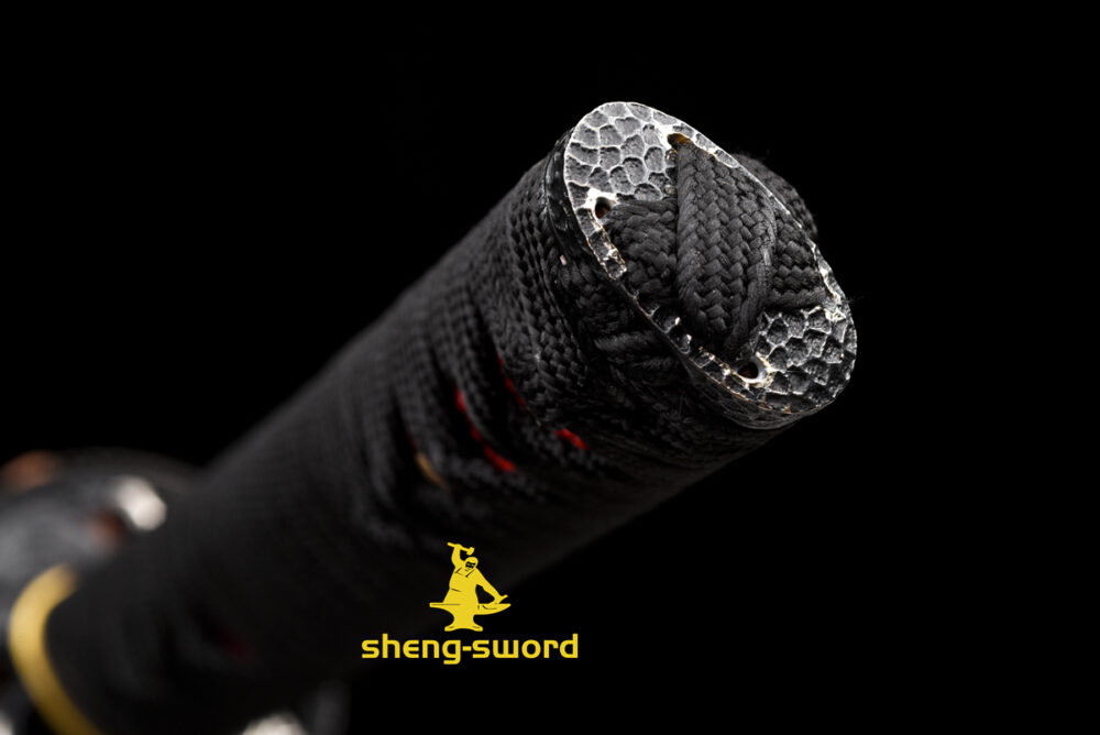 hitatsura TIGER TSUBA SWORD (18) Clay tempered S7 steel hitatsura hamon blade japanese katana razor sharp shine full tang sword