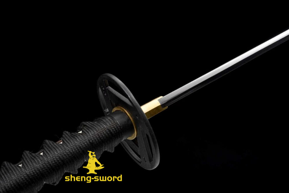 ClayTempered Gunomi hamon Sword Tang Kashirae Japanese Katana Sword