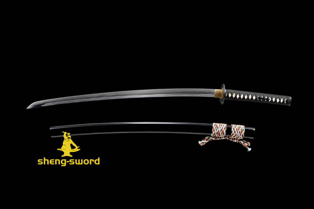 ClayTempered Gunomi hamon Sword Tang Kashirae Japanese Katana Sword