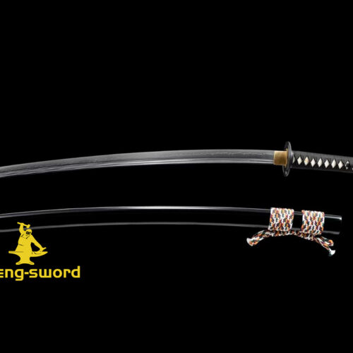 ClayTempered Gunomi hamon Sword Tang Kashirae Japanese Katana Sword