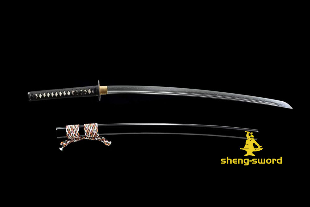 ClayTempered Gunomi hamon Sword Tang Kashirae Japanese Katana Sword