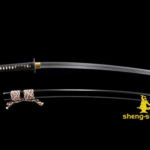 ClayTempered Gunomi hamon Sword Tang Kashirae Japanese Katana Sword