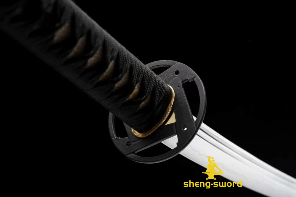 ClayTempered Gunomi hamon Sword Tang Kashirae Japanese Katana Sword