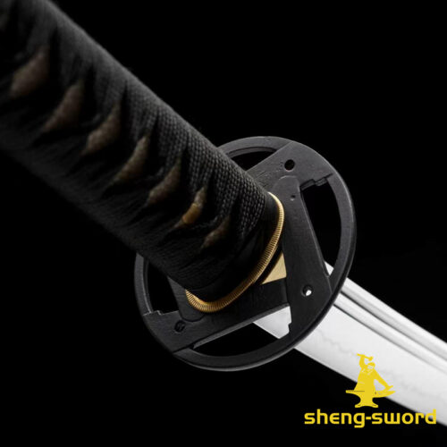 ClayTempered Gunomi hamon Sword Tang Kashirae Japanese Katana Sword