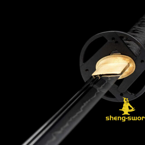 ClayTempered Gunomi hamon Sword Tang Kashirae Japanese Katana Sword
