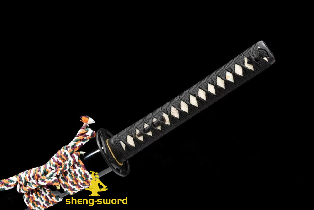 ClayTempered Gunomi hamon Sword Tang Kashirae Japanese Katana Sword