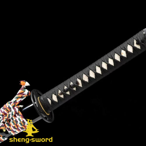 ClayTempered Gunomi hamon Sword Tang Kashirae Japanese Katana Sword