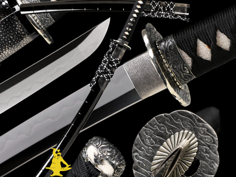 微信图片_20260825213834_10_3 HIGO Silver tsunami japanese wakizashi katana clay tempered gunomi hamon sword
